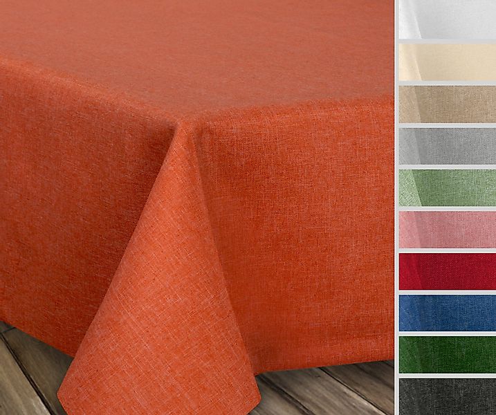 Beautex Tischdecke Fleckenabweisende bügelfreie Tischdecke mit günstig online kaufen