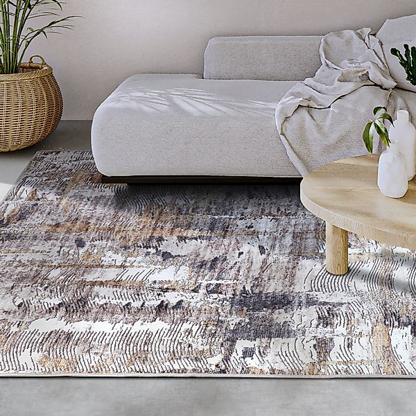ELLE DECORATION Teppich »Malard«, rechteckig, 5 mm Höhe, Kurzflor, Anti Rut günstig online kaufen