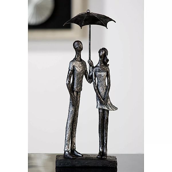 Casablanca by GILDE Skulptur Umbrella silber günstig online kaufen