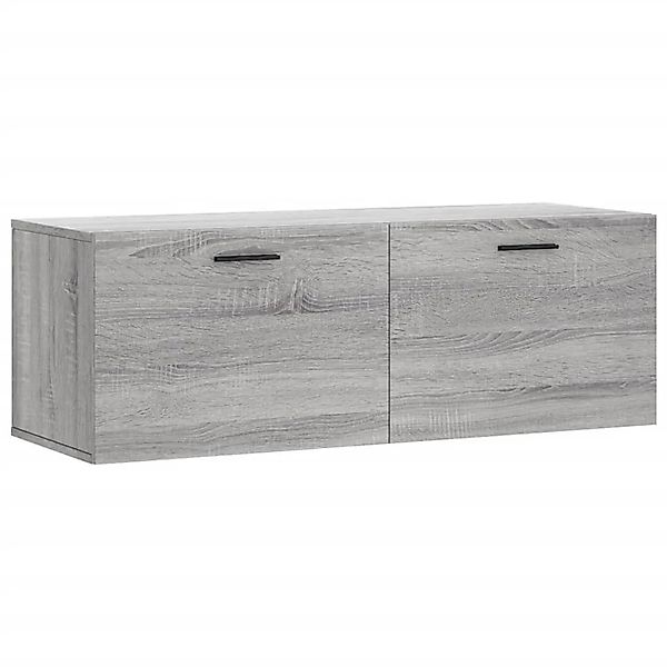 vidaXL Wandschrank Grau Sonoma 100x36,5x35 cm Holzwerkstoff 830154 günstig online kaufen