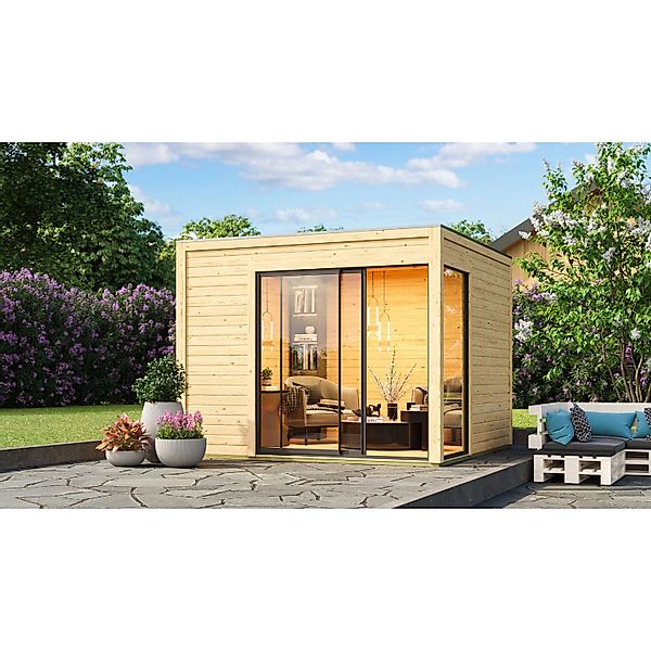 Karibu Gartenhaus Kubus 1 günstig online kaufen