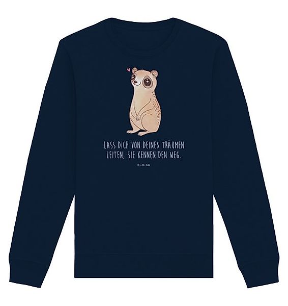 Mr. & Mrs. Panda Longpullover Größe XXL Plumplori Glücklich - French Navy - günstig online kaufen