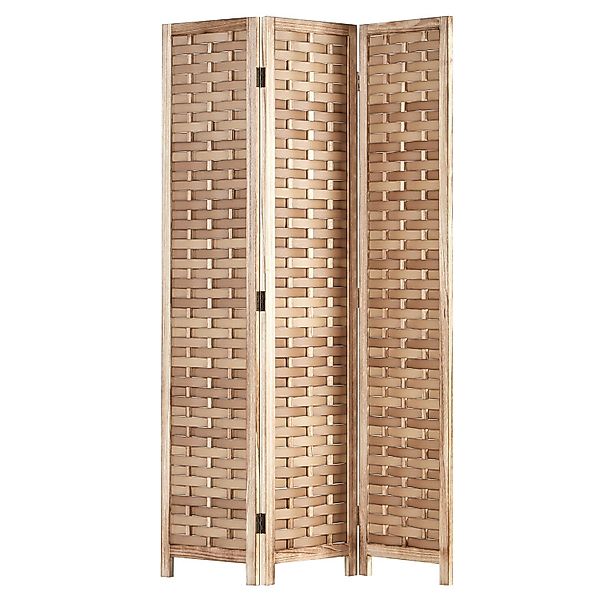 Homestyle4u Paravent Raumteiler Indoor Holz Trennwand günstig online kaufen