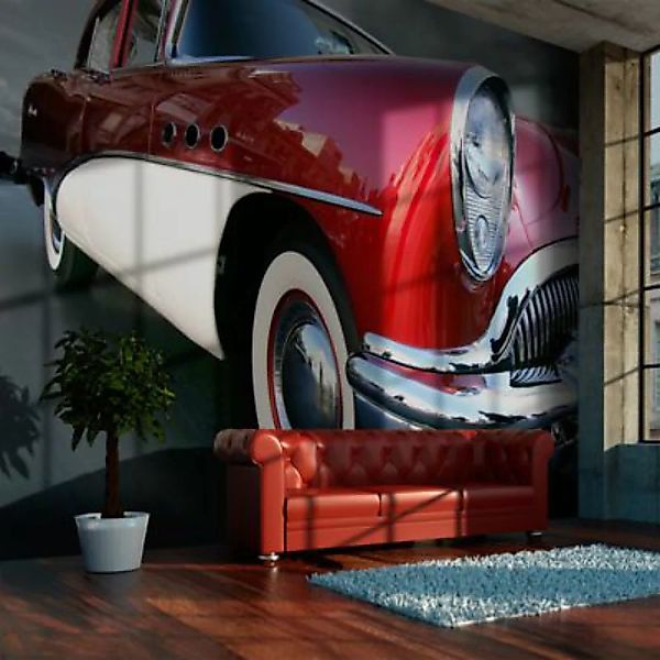 artgeist Fototapete Amerikanisches Luxusauto mehrfarbig Gr. 300 x 231 günstig online kaufen