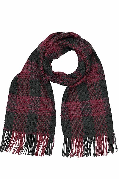 COLLEZIONE ALESSANDRO Strickschal "Formula", in schwarz-rot, Made in Italy günstig online kaufen