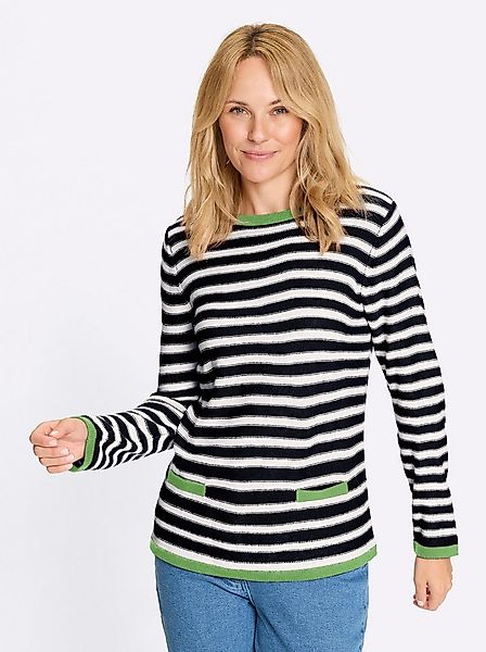 Sieh an! Strickpullover Langarm-Pullover Langarm Links-Strick günstig online kaufen