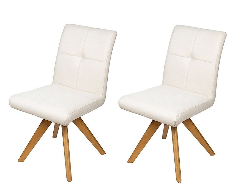 Home affaire Drehstuhl Ida Polsterstuhl, Küchenstuhl, 4-Fußstuhl (2 St), 18 günstig online kaufen