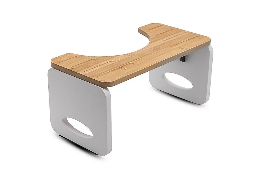 Spetebo Hocker Bambus Toilettenhocker für natürliche Hockstellung - 40 x 20 günstig online kaufen