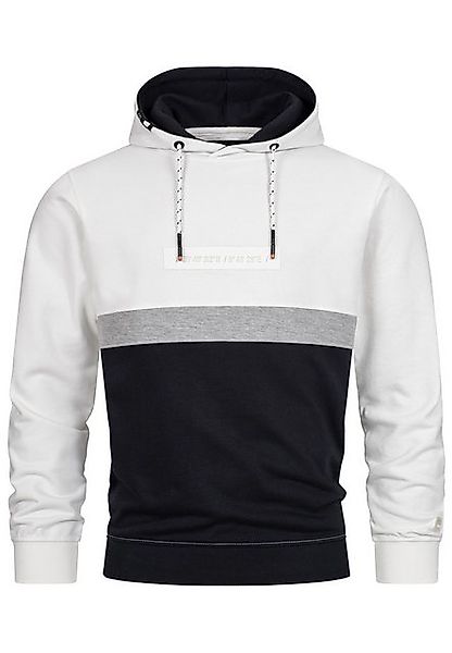 Indicode Kapuzenpullover INMagnus Stylischer Kapuzenpullover mit Colorblock günstig online kaufen
