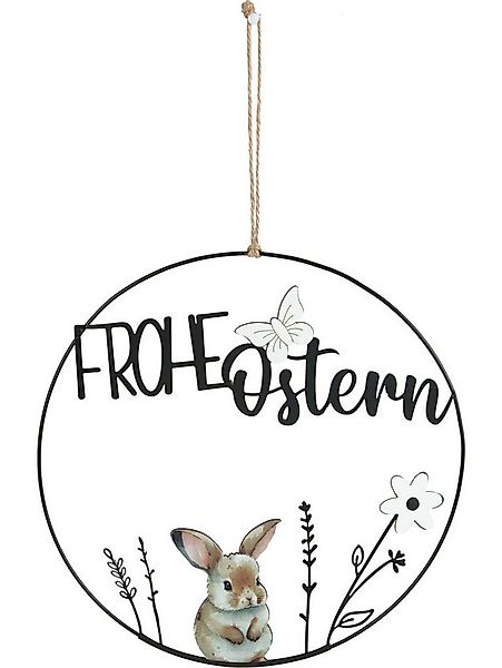Trend Line Osterkranz TrendLine Aufhänger Metall mit Niete Frohe Ostern günstig online kaufen