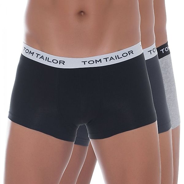 TOM TAILOR Boxershorts "Buffer" 3er Pack, weich, bequem, basic, eng, Logobu günstig online kaufen