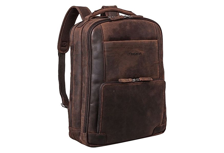 STILORD Notebook-Rucksack "Harlow" Leder Rucksack für Herren XL günstig online kaufen