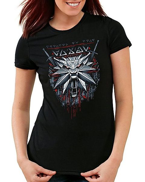 style3 T-Shirt Create Fear geralt riva der hexer the witcher günstig online kaufen