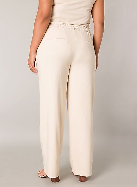 Base Level Curvy Stoffhose mit Schlag günstig online kaufen