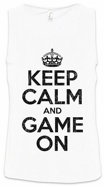 Urban Backwoods Tanktop Keep Calm And Game On Ärmelloses T-Shirt Geek Nerd günstig online kaufen