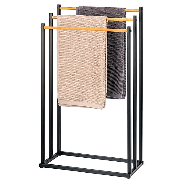 eluno Handtuchständer Stand-Handtuchhalter freistehend, 3 Stangen, günstig online kaufen