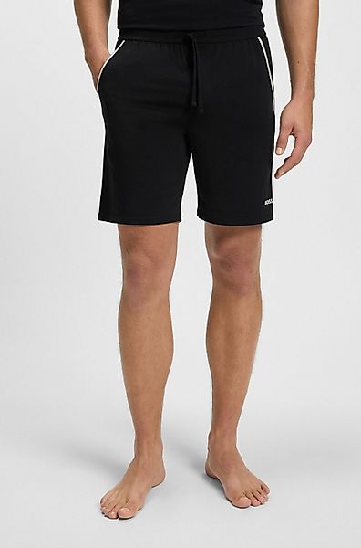 BOSS Pyjamashorts "Unique" aus elastischer Baumwolle mit Tape-Details günstig online kaufen