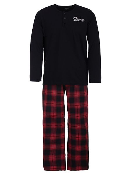 Henry Terre Schlafanzug Pyjama Set Langarm günstig online kaufen