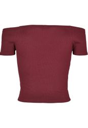 URBAN CLASSICS T-Shirt "Urban Classics Damen Ladies Off Shoulder Rib Tee" 1 günstig online kaufen