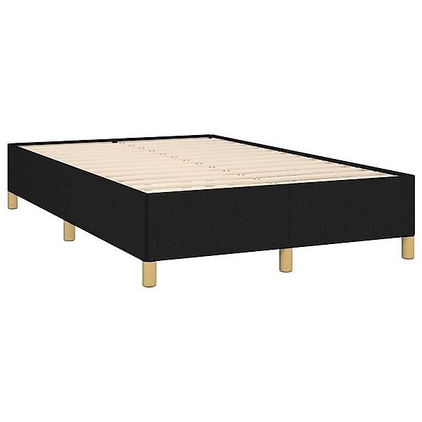 vidaXL Bett Bettgestell ohne Matratze Schwarz 120x190 cm Stoff günstig online kaufen