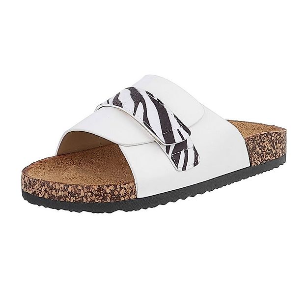 Ital-Design Bequeme Damenschuhe mit Klettverschluss für die Freizeit Pantol günstig online kaufen