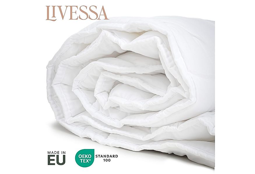 livessa Microfaserbettdecke Bettdecke Ganzjahresdecke 300g/m² – Mikrofaser günstig online kaufen