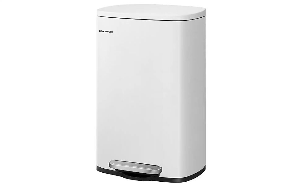 Mülleimer   ¦ weiß ¦ Kunststoff,Stahl ¦ Maße (cm): B: 31,5 H: 39 Küchenzube günstig online kaufen