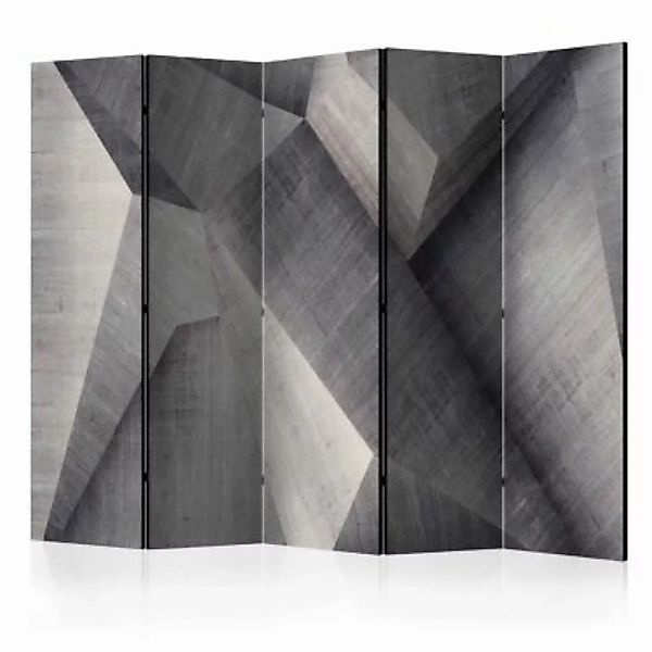 artgeist Paravent Abstract concrete blocks II [Room Dividers] grau Gr. 225 günstig online kaufen