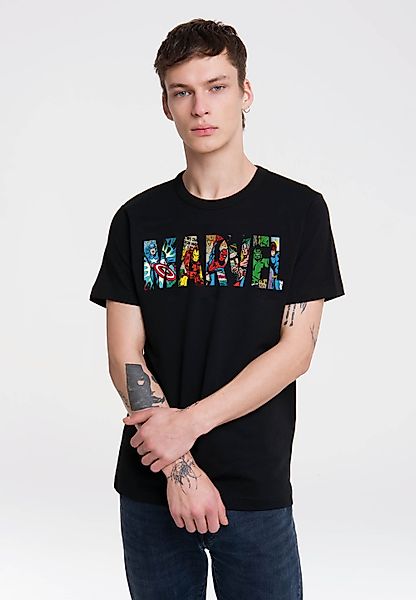 LOGOSHIRT T-Shirt Marvel Comic Colour Logo günstig online kaufen