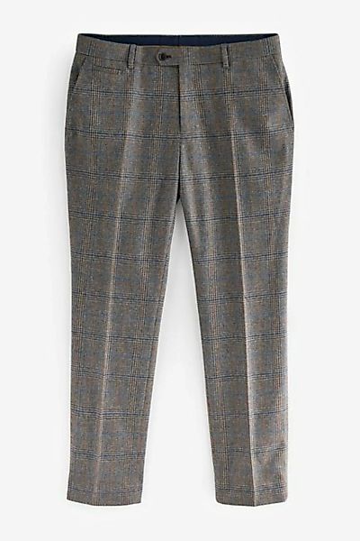 Next Anzughose Nova Fides Karierte Hose mit Wolle Tailored Fit (1-tlg) günstig online kaufen