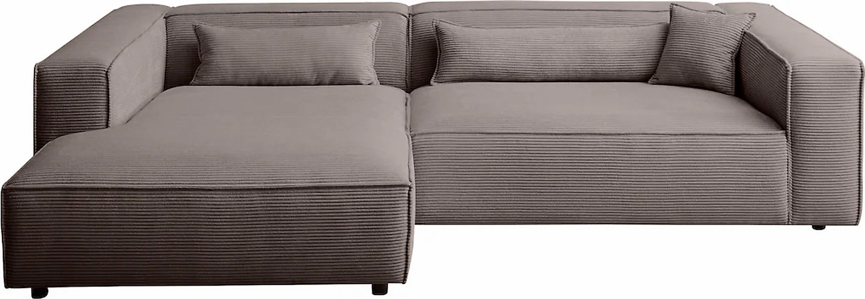 LeGer Home by Lena Gercke Ecksofa "PIARA XXL, Big-Sofa in Cord oder Leineno günstig online kaufen