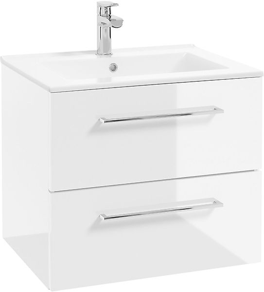 welltime Waschtisch "Palermo", Badmöbel inkl. Waschbecken, Breite 60cm günstig online kaufen