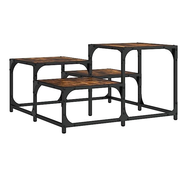 vidaXL Couchtisch Couchtisch Räuchereiche 68x68x40 cm Holzwerkstoff (1-St) günstig online kaufen