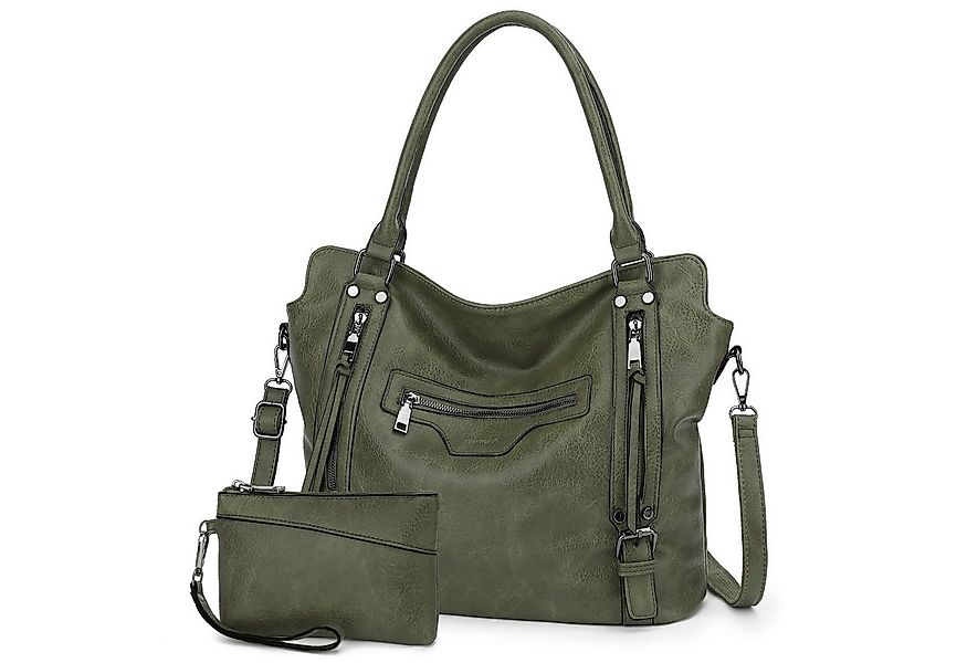 TAN.TOMI Handtasche Damen Shopper - Set Schultertasche Henkeltasche Umhänge günstig online kaufen