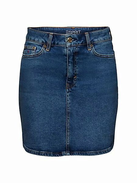 Esprit Jeansrock Jeans-Minirock mit Strasssteinen günstig online kaufen