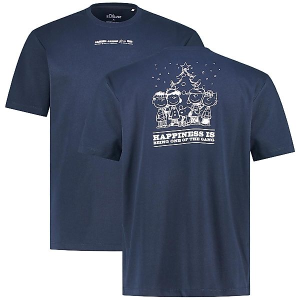 s.Oliver T-Shirt mit Stickerei Farbe blau Größe: 4XL günstig online kaufen