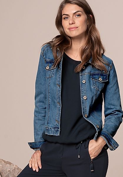 bianca Jeansjacke TATJA aus elastischem blue günstig online kaufen