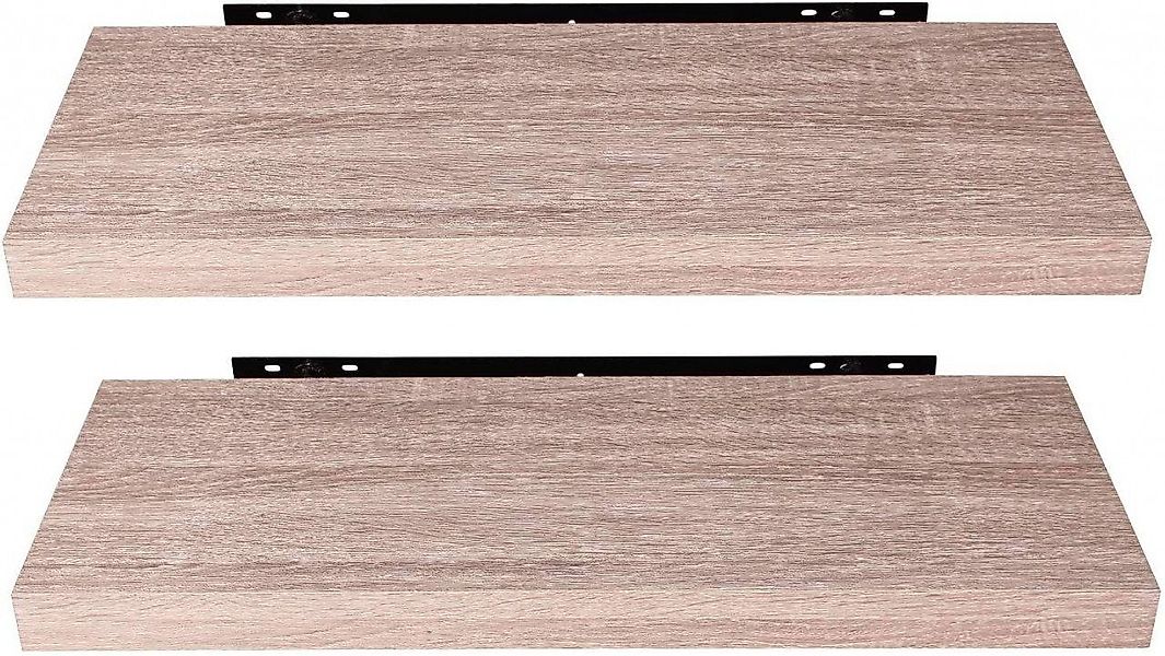 EUGAD Wandregal, 2-tlg., Holz Board Modern günstig online kaufen