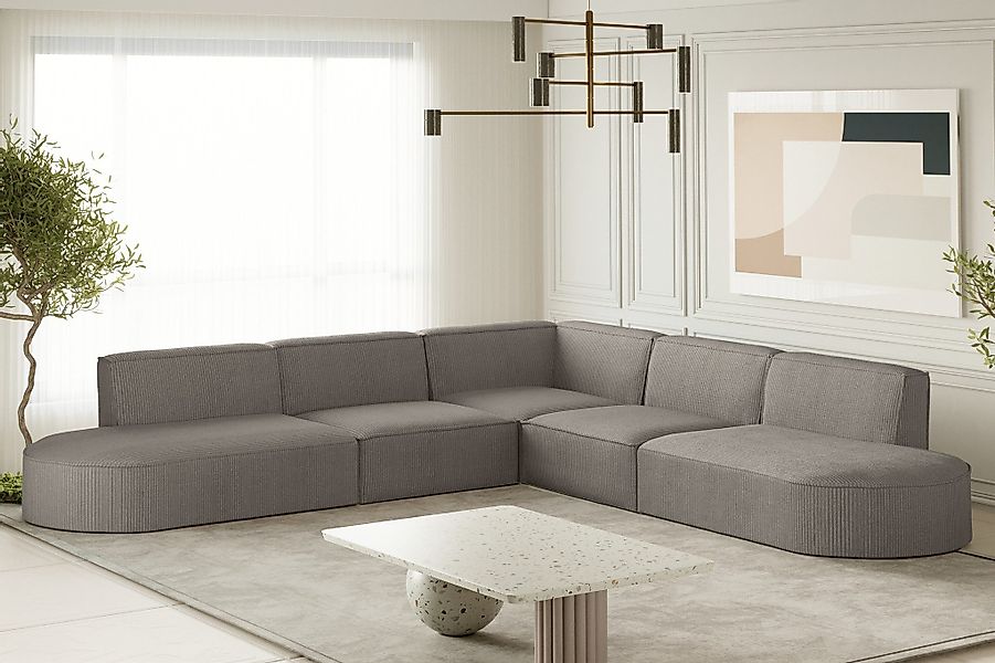 Fun Möbel Ecksofa Designersofa PALMA Seite günstig online kaufen