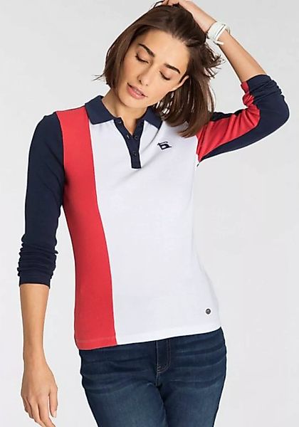 H.I.S Langarm-Poloshirt RUGBY SHIRT mit COLOR-BLOCK - NEUE KOLLEKTION günstig online kaufen