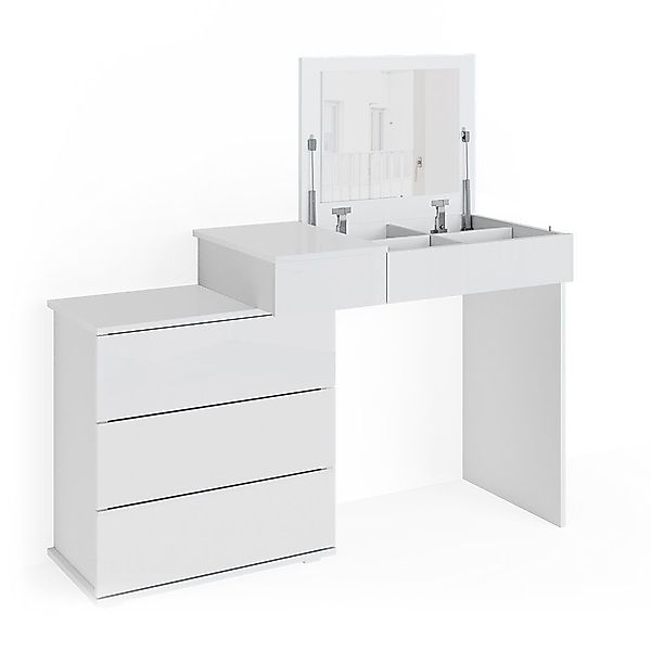 Vicco Schminktisch Lotos, Weiß, 117 cm günstig online kaufen