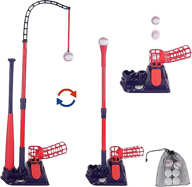 Esun Outdoor-Spielzeug 3-in-1 Baseball Set, T Ball Sets Tee Ball Stand mit günstig online kaufen