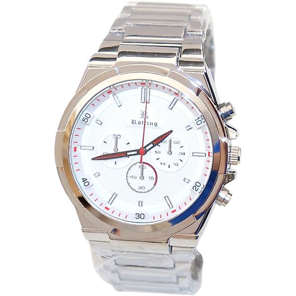 Rötting Design Quarzuhr Herrenuhr weißes Ziffernblatt günstig online kaufen