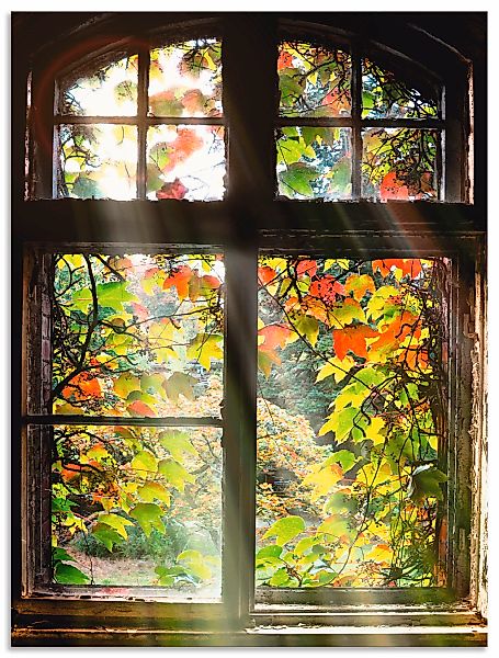 Artland Wandbild "Altbau" Fenster & Türen 1 Stk. tlg. als Alubild, Outdoorb günstig online kaufen