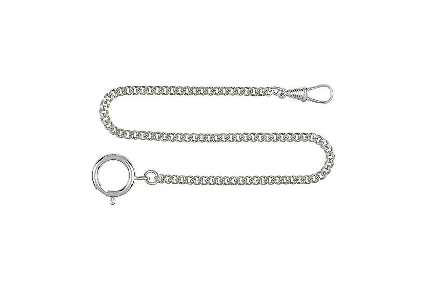 Hermann Jäckle Taschenuhrenkette 3002CH – Flachpanzer, vernickelt, Made in günstig online kaufen