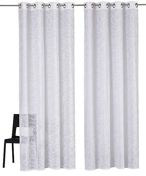 my home Gardine Tanaro, Ösen (2 günstig online kaufen
