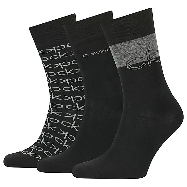 Calvin Klein Multi Logo Dress Crew Darwin Geschenkbox Socken 3 Paare One Si günstig online kaufen