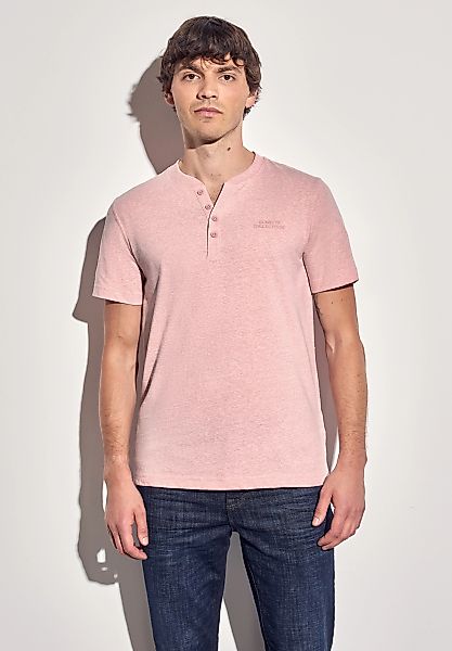 STREET ONE MEN T-Shirt, aus softem Materialmix günstig online kaufen