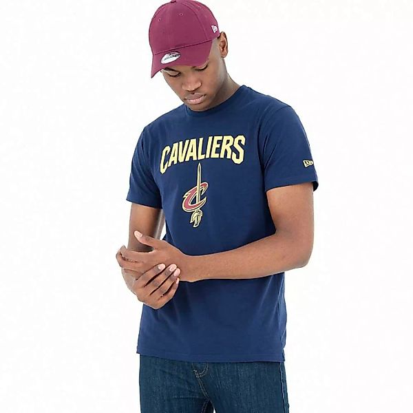 New Era Team Logo Cleveland Cavaliers Kurzärmeliges T-shirt XS-S Blue günstig online kaufen