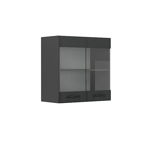 Vicco Glashängeschrank R-Line, Anthrazit Landhaus/Anthrazit, 60 cm günstig online kaufen